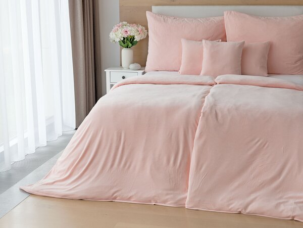 Povlečení PUDROVÉ PREMIUM Bavlněný mikroplyš 1x 140/200, 1x 70/90
