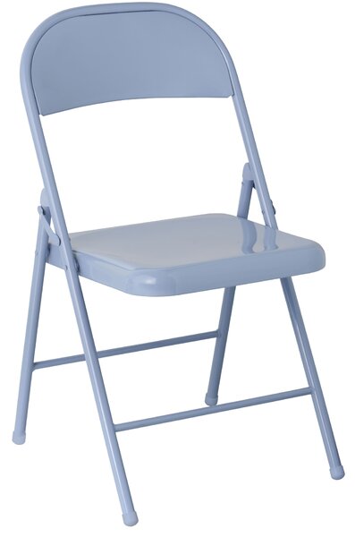 Skládací židle Metal Light Blue