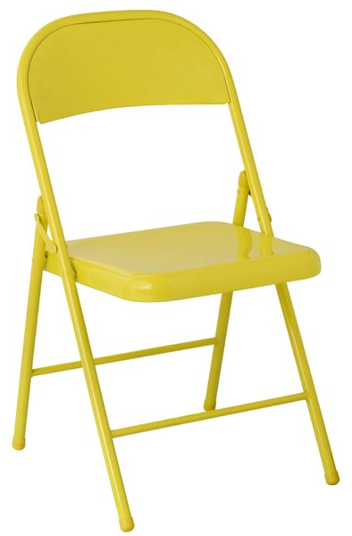Skládací židle Metal Yellow