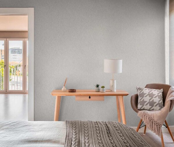 A.S. Création | Vliesová tapeta na zeď Hygge 3 79092-4 | 0,53 x 10,05 m | šedá, fialová, béžová