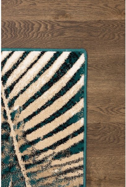 Vlněný koberec v petrolejové barvě 133x180 cm Areca – Agnella