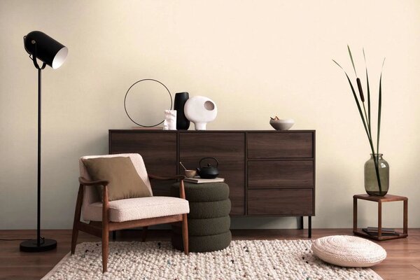 A.S. Création | Vliesová tapeta na zeď COSMO Living 79065-3 | 0,53 x 10,05 m | krémová, béžová, lesklý