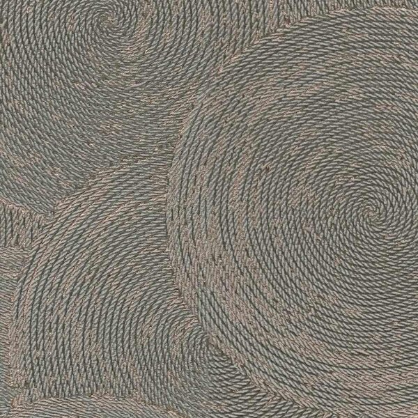 A.S. Création | Vliesová tapeta na zeď Hygge 3 79093-1 | 0,53 x 10,05 m | šedá, bronzová