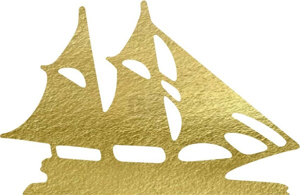 Plachetnice na zeď – Dekorace pro milovníky vody - MARINER: Přírodní překližka - Topol přírodní 30 x 20 cm 4112-62983 PR0434