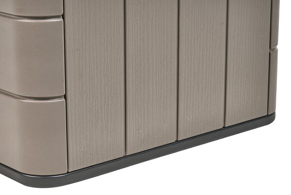 Úložný box MILIES 116 cm 60 cm Hnědá