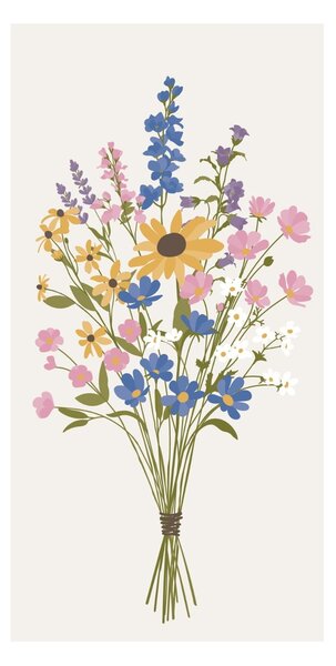 Papírové ubrousky Summer bouquet – 16 ks