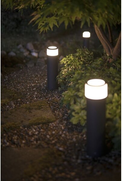 Philips HUE 17437/30 / P7 Calla exteriérový zahradní sloupek - Extension 8W = 640lm LED IP65 2200-6500K RGB
