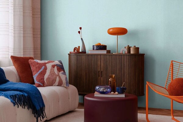 A.S. Création | Vliesová tapeta na zeď COSMO Living 79065-4 | 0,53 x 10,05 m | tyrkysová, krémová, zlatá