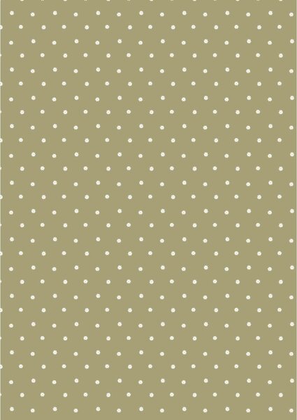 Balicí papír Daisies Green – 5 m