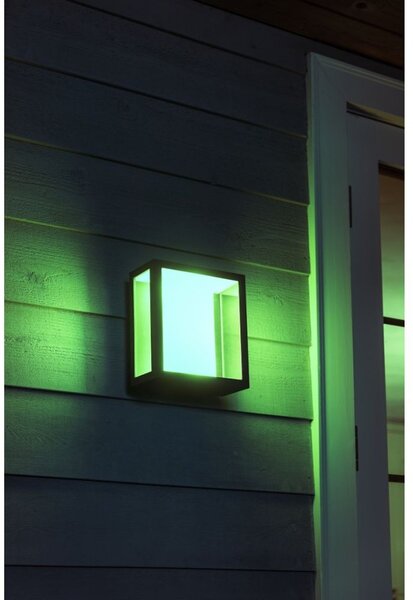Philips HUE 17430/30 / P7 Impress exteriérové ​​nástěnné svítidlo 8W = 1200lm LED IP44 2200-6500K RGB