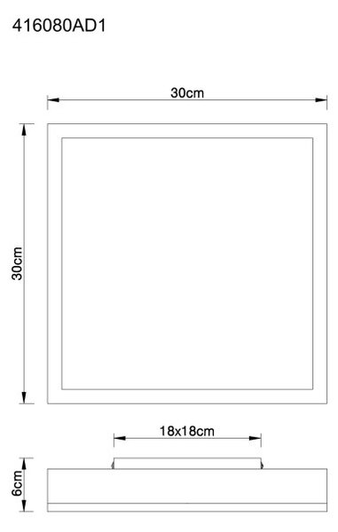 GLOBO 416080AD1 DORO stropní svítidlo LED 12W 1250/600lm 3000K šedá