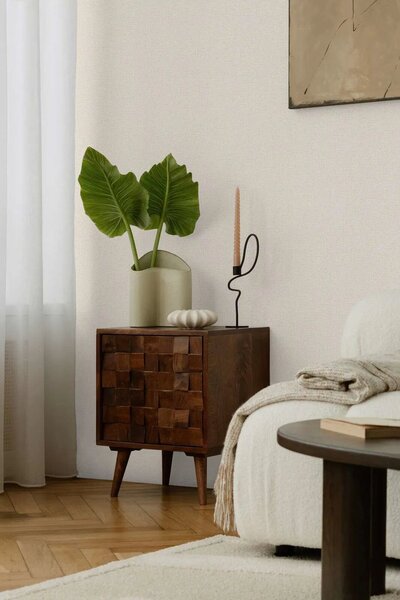 A.S. Création | Vliesová tapeta na zeď COSMO Living 79065-7 | 0,53 x 10,05 m | krémová, metalická