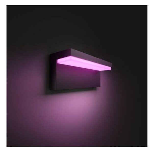 PHILIPS HUE 17456/30 / P7 Nyro 13,5W RGB exteriérové ​​nástěnné svítidlo