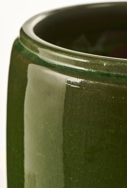 Keramický obal na květiny Saigon Olive Green S