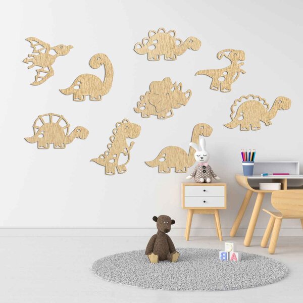 Dekorace do pokoje dinosauři | JURARA: Překližka Topol - Honey 3071 S 4506-97128 PR0472