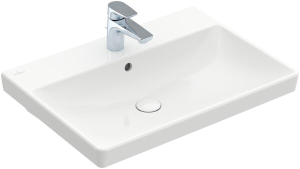 Villeroy & Boch AVENTO - Umyvadlo, 650x470x180 mm, s přepadem, bílá alpin 41586501