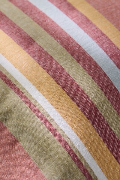 Bavlněný povlak na polštář Multuciloured Stripes 50 × 50 cm