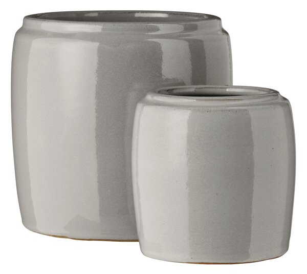 Keramický obal na květináč Saigon Grey Small Větší