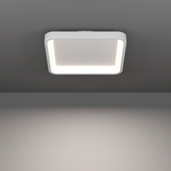 Eglo 901913 - LED RGBW Stm. str. svíti. LORETELLO-Z LED/20W/230V 35x35cm bílá
