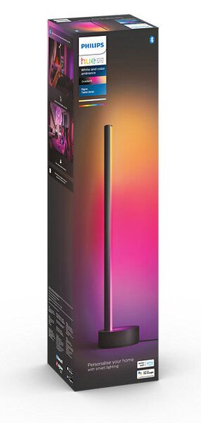 Philips Hue White and color ambiance 8718696176245 Signe stolní svítidlo LED 55,3m 11,8W/lm 2000-6500K+RGB čierna bluetooth