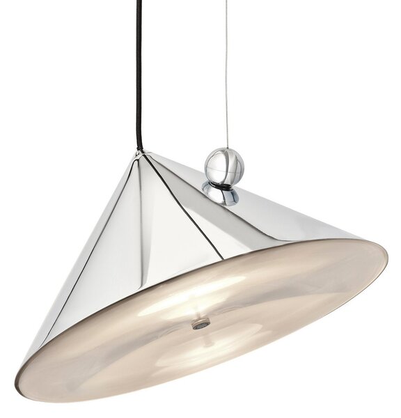 Závěsná svítidlo Tom Dixon, Pose, stmívatelné, Metalická, Obývací pokoj, Kov, Design