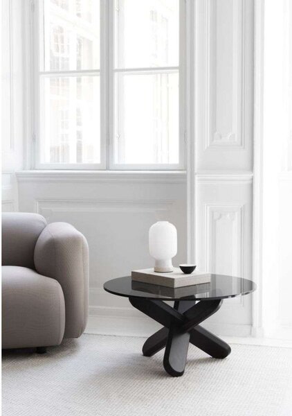 Stolní lampa Normann Copenhagen, Bílá, Obývací pokoj, Sklo
