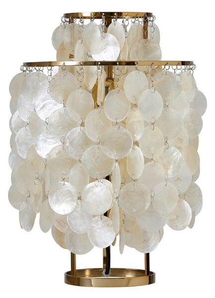 Stolní lampa Verpan, Béžová, Obývací pokoj, Kov