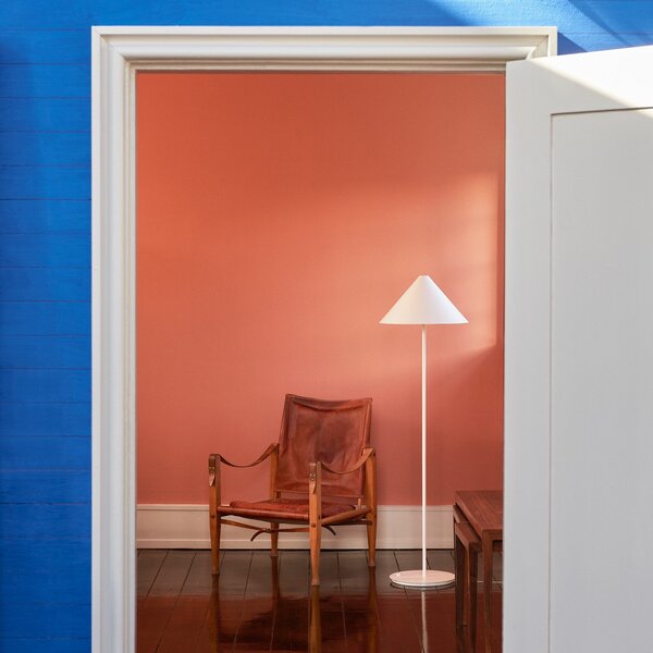 Stojací Lampa Louis Poulsen, Keglen, stmívatelné, Bílá, Obývací pokoj, Kov, Design
