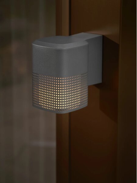 Nordlux - Venkovní nástěnné svítidlo SIDARA 1xE27/15W/230V IP54 antracit