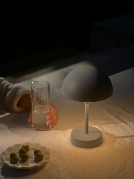 Nordlux - LED Stm nabíjecí venkovní stolní lampa ELLEN LED/2,8W/3,7V IP44 šedá