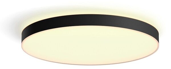 Philips HUE LED White Ambiance 41161/30/P6 Enrave XL stropní svítidlo 48W 6100lm 2200-6500K 55,1cm černé stmívatelné BlueTooth + HUE Switch