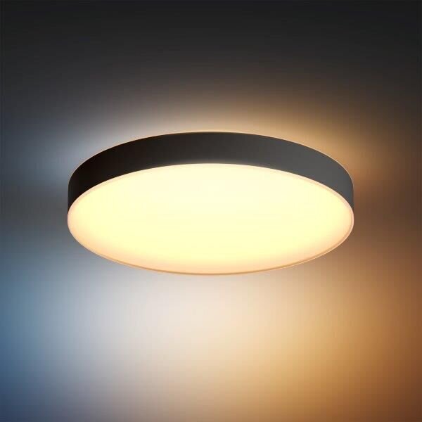 Philips HUE LED White Ambiance 41161/30/P6 Enrave XL stropní svítidlo 48W 6100lm 2200-6500K 55,1cm černé stmívatelné BlueTooth + HUE Switch