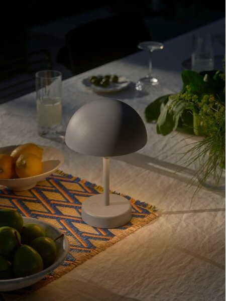 Nordlux - LED Stm nabíjecí venkovní stolní lampa ELLEN LED/2,8W/3,7V IP44 šedá