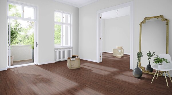 WINEO 1500 wood XS Lugano walnut brown PL15210WXS - 1.54 m2