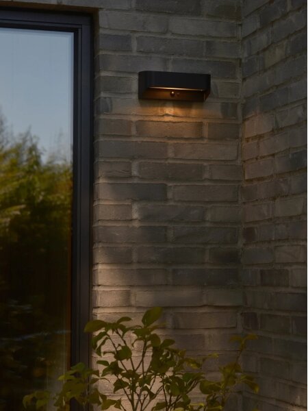 Nordlux - LED Solární svítidlo se senzorem MARCELLIO LED/5W/5V IP54 černá