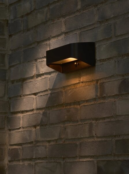 Nordlux - LED Solární svítidlo se senzorem MARCELLIO LED/5W/5V IP54 černá