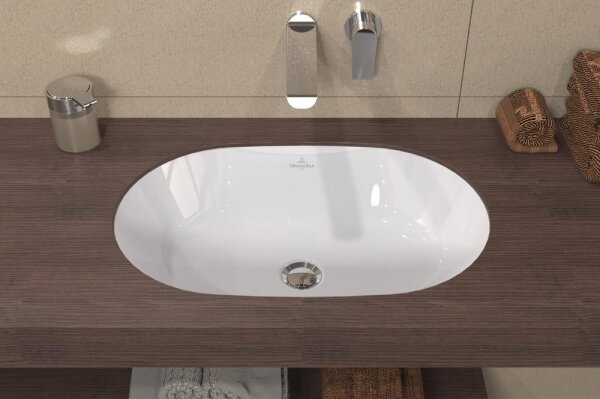 Villeroy & Boch 5A766001 - Zápustné umyvadlo ARCHITECTURA 57x37,5 cm bílá