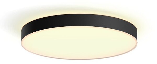 Philips HUE LED White Ambiance 41160/30/P6 Enrave L stropní svítidlo 33,5W 4300lm 2200-6500K 42,5cm černé stmívatelné BlueTooth + HUE Switch
