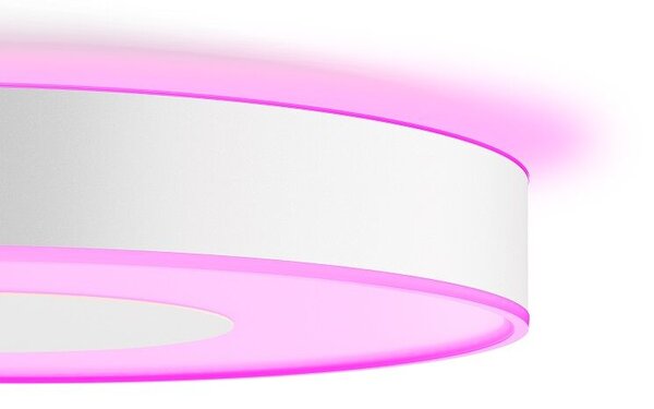 Philips HUE LED White and color Ambiance 41168/31/P9 Xamento L koupelnové stropní svítidlo 52,5W 3700lm 2200-6500K 42,5cm IP44 bílé stmívatelné Bluetooth