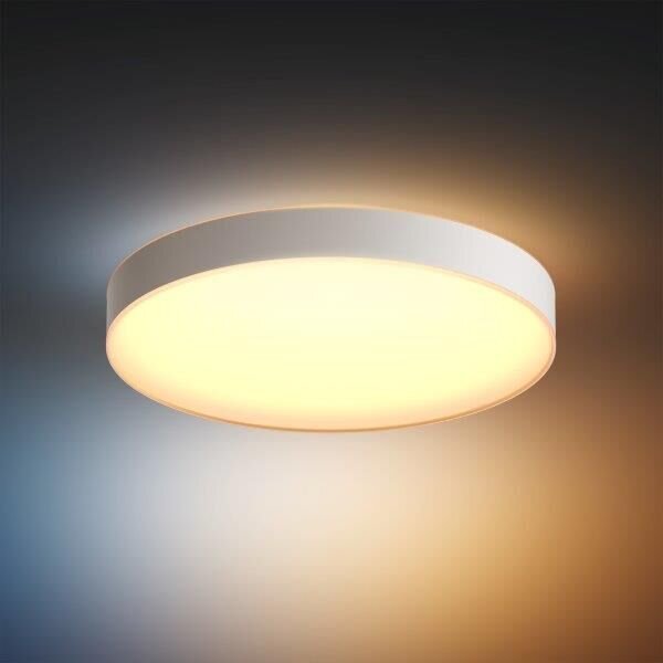 Philips HUE LED White Ambiance 41161/31/P6 Enrave XL stropní svítidlo 48W 6100lm 2200-6500K 55,1cm bílé stmívatelné BlueTooth + HUE Switch
