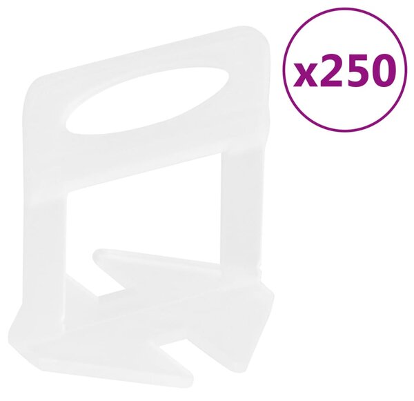 Nivelační spony na obklady 250 ks 1 mm 155270