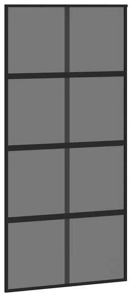Posuvné dveře s kováním 102,5x205 cm tvrzeného sklo a hliník 3333024
