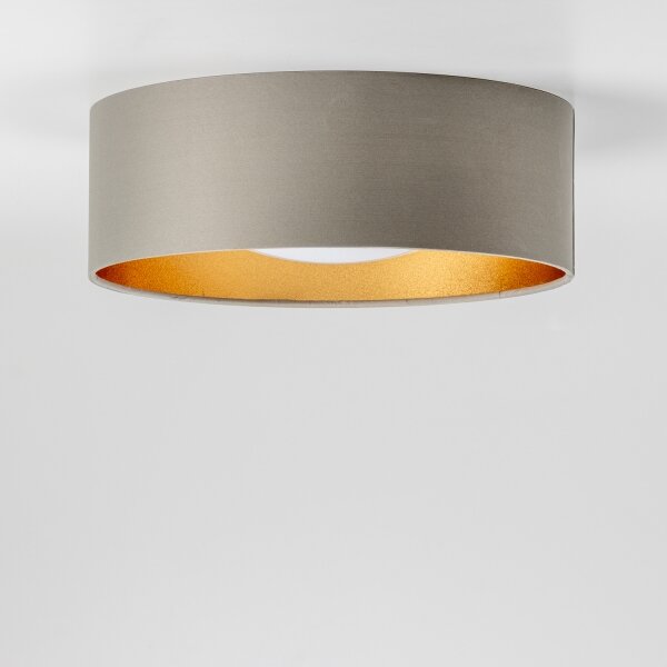 LED Stropní svítidlo LED/12W/230V pr. 32 cm taupe/zlatá