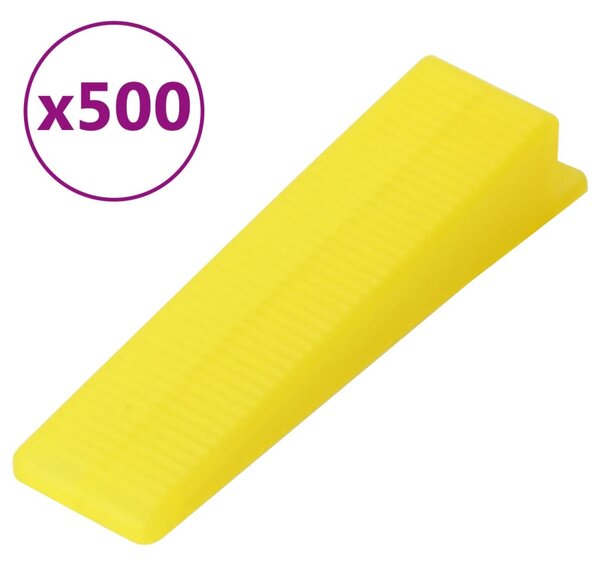 Nivelační klíny na obklady 500 ks 155283