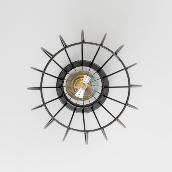 LED Stropní svítidlo 1xE27/6,5W/230V černá