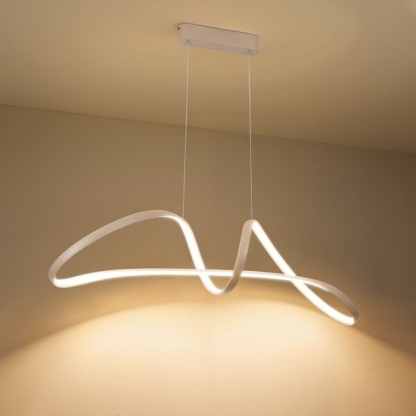 Brilagi-LED Stmívatelný lustr na lanku TWISTER LED/60W/230V 3000-6000K béžová+DO