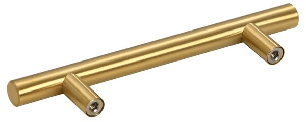 Nábytkové úchytky 10 ks zlaté rozteč otvorů 96 mm celková délka 150 mm nerezová ocel 155357