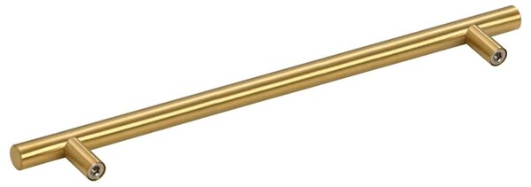 Nábytkové úchytky 10 ks zlaté 224 mm nerezová ocel 155361