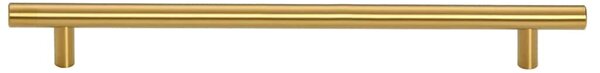 Nábytkové úchytky 10 ks zlaté 224 mm nerezová ocel 155361