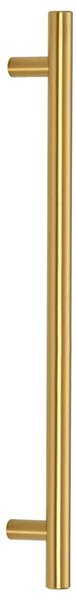 Nábytkové úchytky 10 ks zlaté 224 mm nerezová ocel 155361